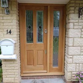 Solid Oak front door